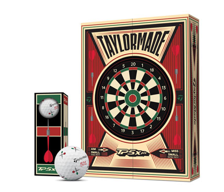 '25 TaylorMade TP5X Pix Darts Golf Ball, 5-piece (12/DZ) V99380